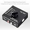 Erchineko Passive Stereo Inline Variable Audio Attenuator, Inline Audio Volume Control Attenuator with 3.5mm 6.35mm Interfaces, 6 Level Signal Control for Home Theater Sound Performance #2