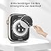 Lovmunia 3-Stück Schutzhülle mit Displayschutzfolie Kompatibel mit Apple Watch SE3(2025)/SE2/SE/6/5/4 40mm, Rundum Hard Gehäuse Eingebaut Kratzfest Gehärtetes Glas Schutzfolie für iWatch 40 mm