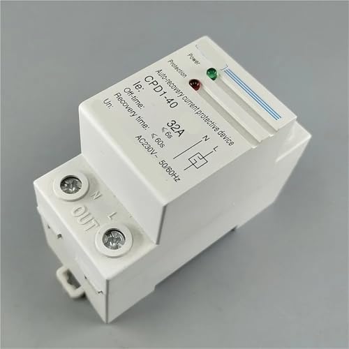 Reconexión automática eficiente en protector de sobrecorriente de 32A para redes de 230V 2