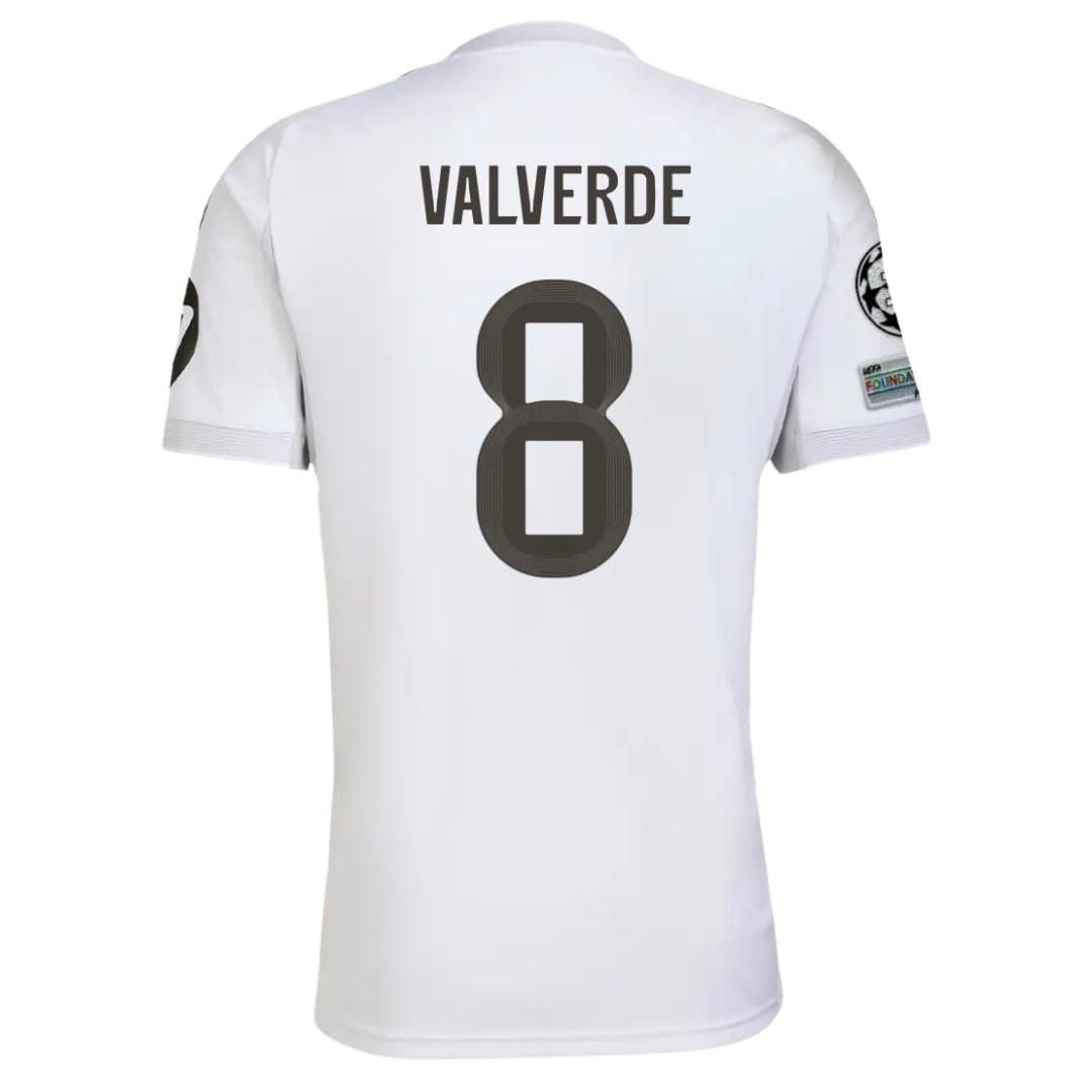 Generic Madrid Fede Val #8 Men’s Soccer Jersey Fan Edition – Short Sleeve Training & Casual Shirt – Home, Away & Third Kit 2025/26