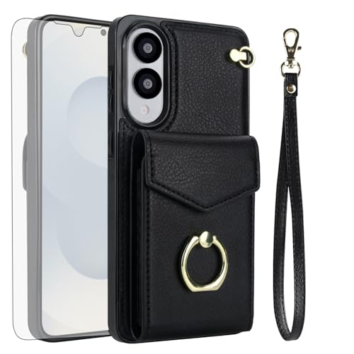 Étui Samsung S25 Edge 5G Asuwish anti-choc et anti-piratage avec verre trempé de protection