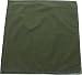 Olive Drab Solid Color Jumbo Military Bandana (27" x 27"), Solid Head Scarf Do-rag 100% Cotton Bandanna Cover