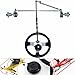BJTDLLX 640mm Go Kart Wheels, Go Cart Steering Kit for 168cc Go Kart ATV, Front Steering ATV Tie Rod Ball Joint Strut Knuckle Spindle Assembly