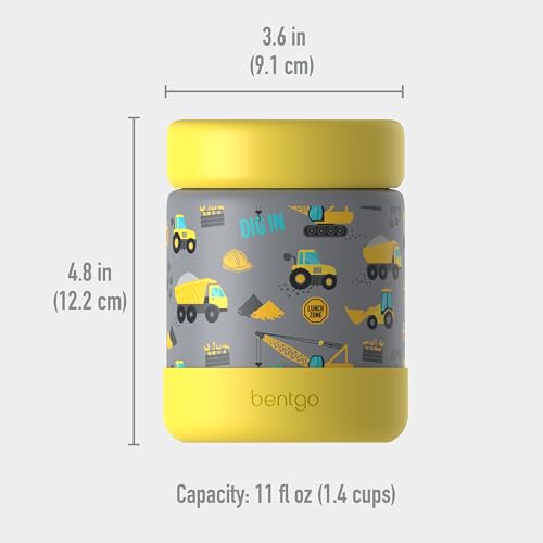Image of Bentgo Kids Stainless Steel Leak-Proof Food Jar for Hot or Cold Food