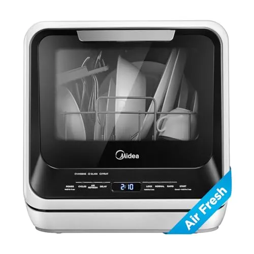 Midea Portable Countertop Dishwasher