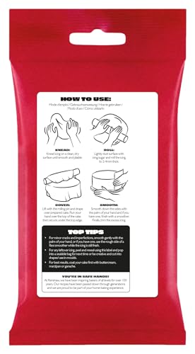 Renshaw Fondant schwarz - 250 g - Regalice Rollfondant