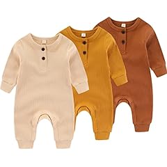 3pack Long Sleeve Apricot+yellow+tan