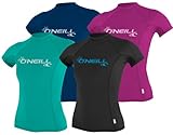 O'Neill UV Sun Protection Women's Basic Skins Short-Sleeve Crew Rashguard Top