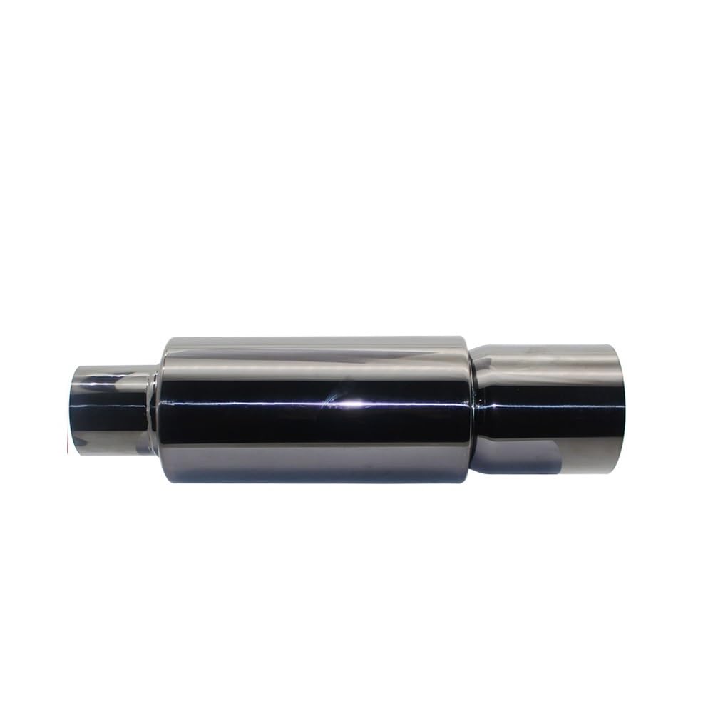 Rura wydechowa samochodu Tłumik rury wydechowej samochodu Rura wydechowa Uniwersalny interfejs ze stali nierdzewnej 51 57 63MM Koniec wydechu 76mm(012 Titanium 51mm)