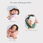 Huzi Infinity Pillow - Travel Neck Pillow - Versatile Soft 360 Support Scarf - Machine Washable - Home Travel Flight Road Trips Airplane Sleeping (Pine Green)