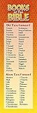 The Books of The Bible Kids Bookmark, Cardstock (Pack of 25)