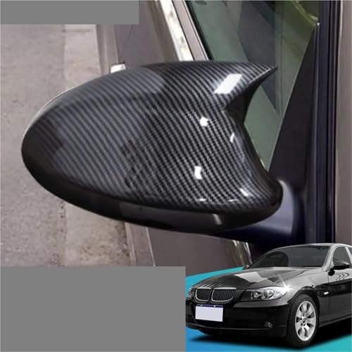 Boîtier rétroviseur intérieur en fibre de carbone pour BMW E90 - 4