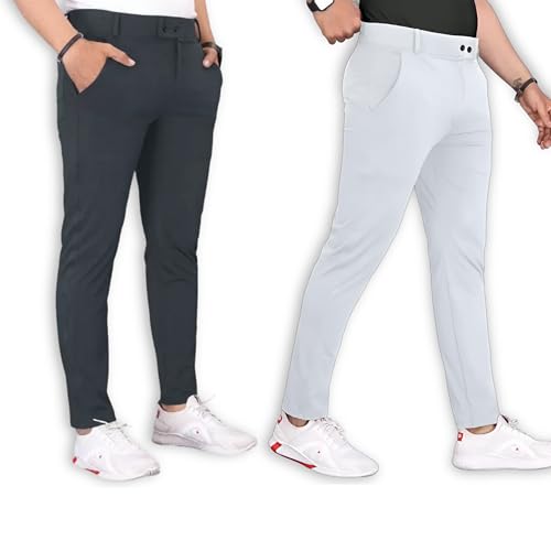 Image of Men's Stylish Slim Fit Trousers for Office and Casual Wear | Versatile Men's Trousers | Ideal for Formal Events and Everyday Casual Wear