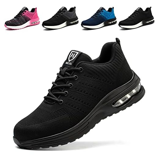 Engelbert Strauss Gummistiefel, Schwarz, 42 3 Baofular Arbeitsschuhe Herren Sicherheitsschuhe Damen Leicht Sportlich Stahlkappenschuhe rutschfest Atmungsaktiv Schwarz 41 EU 255