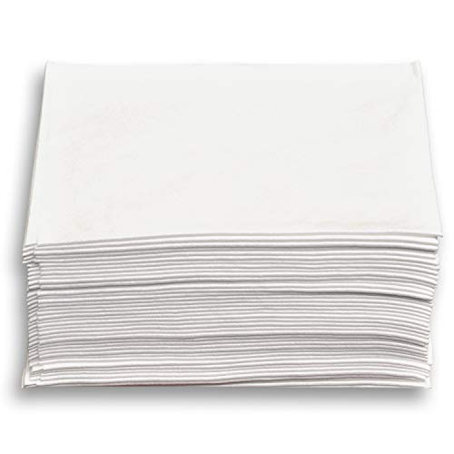 Davelen Essential Disposable Hair Towels For Women, 32 Inch X 16 Inches Each, Super Absorbent Quick Dry Hair For Drying Curly, Long & Thick Hair (White) (50) #TOP7