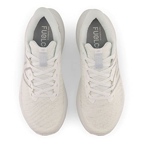 New Balance New Balance Women's FuelCell Propel V4 Running Shoe, White/Quartz Grey, 5.5 Wide