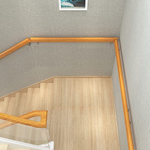 Rampe d'escalier maison kit bois personnalisable pour sécurité senior
