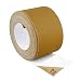 ABN Adhesive Sticky Back 80-Grit Sandpaper Roll 2-3/4” Inch x 20 Yards Aluminum Oxide Golden Yellow Longboard Dura PSA
