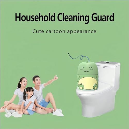 Rchovsam Toilet Bowl Cleaner Bottle Toilet Cleaner Cute Dinosaur Cleaning Odor Removal Stain Removal Makes Toilet Bowls Look New with a Light Fresh Scent- Green by Rchovsam - Image 8