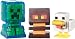 Minecraft Collectible Figures Chicken, Electrified Creeper and Magma Cube 3-Pack, Series 2