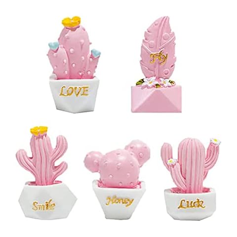 SHIQIZHIJIA 5 Pcs Artificial Cactus Plants Cover