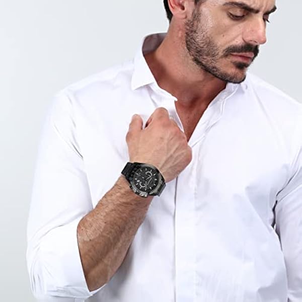 Maserati Coll. Traguardo Limited Edition, chronograaf, kwarts, R8873612045, donkergrijs, 45mm, Armband