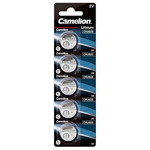 Camelion Pack de 5 piles Lithium 3V CR2025 Cover