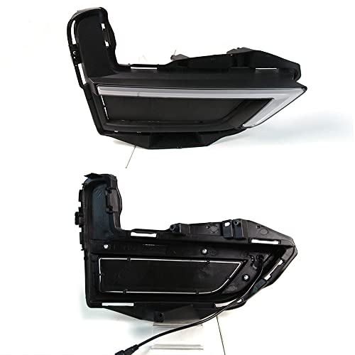 BAKUGO 2 Peças Luz De Circulação Diurna Luz De Nevoeiro Tampa DRL Luz Do Sinal De Volta Para Nissan
