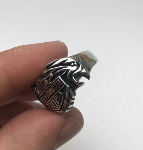 Turkish Jewelry Eagle and Lion Biker 925K Sterling Silver Men's Ring - Image 6