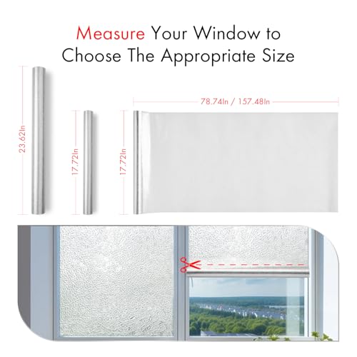 Película de ventana estática esmerilada con patrón 3D miniatura 2