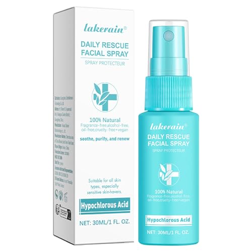 Acide hypochloreux Spray, Spray pour le visage et la peau, sûr pour la peau, à utiliser sur le cuir chevelu sec et après une opération. Hydrate et protège votre peau