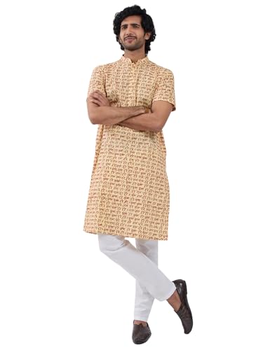 Kurta Hare Krishna pyjama homme vêtement spirituel ethnique léger VASTRAMAY