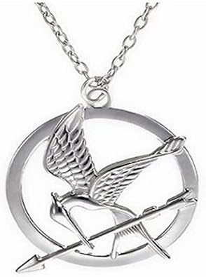 The Hunger Games Necklace Inspired Mockingjay NecklaceSilver,one Size