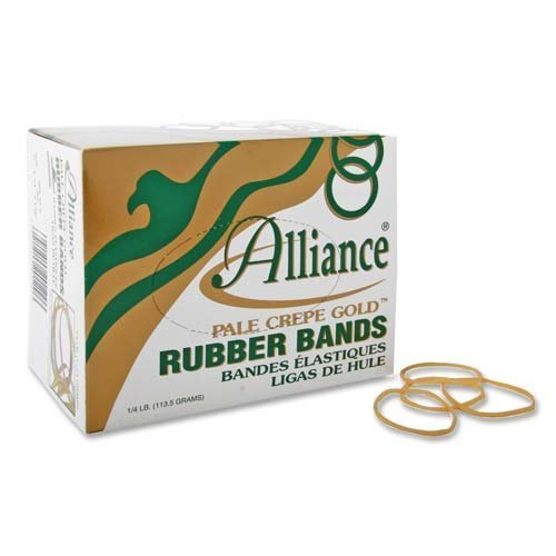 WorldCare® Alliance Advantage Rubber Bands in 1/4 Lb. Poly, 33 3 1/2 x 1/ of 150