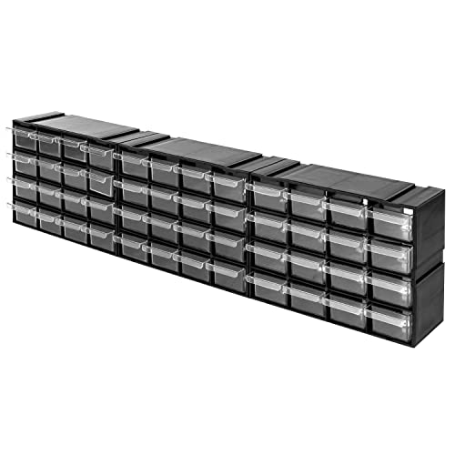 Aufbewahrungsbox mit Schubfächern Sortimentskasten - 48 Stück...