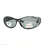 OTG Fit Over Glasses Oval Polarized Lens Sunglasses 100% UV Protection Gray