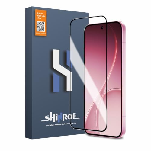 Image of Tempered Glass for Oppo Reno 15 Pro Mini | Oppo Reno 16 Military Grade 9H Screen Guard, Anti-Scratch, Shatterproof, Edge to Edge Full Coverage - Black Border