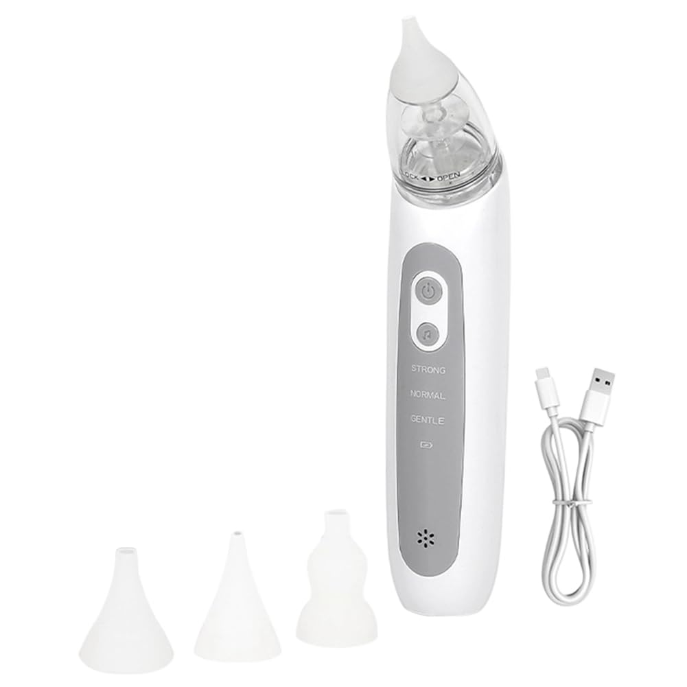 Aspirador Nasal Eléctrico para Recién Nacido (Versión Recargable) - Aspirador Nasal para Recién Nacido - Previene la Congestión Nasal