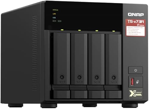 Miniatura 2 de QNAP Sistema de almacenamiento SAN/NAS TS-473A-8G, color negro
