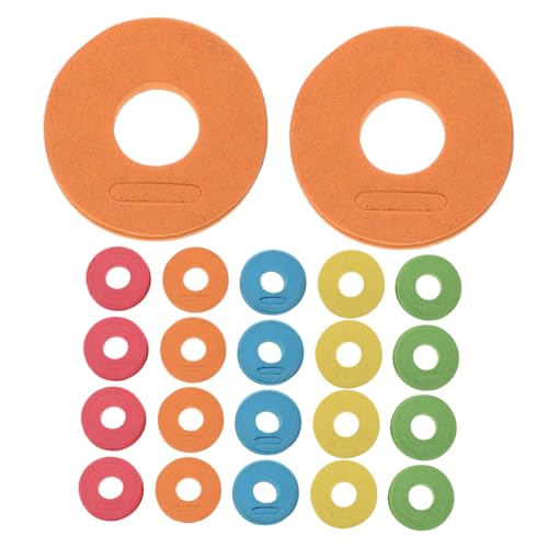 FOYTOKI 100pcs Round Shape Foam Winding Coils for Bobbin Winder Line Spool Bulk Spool Small Line Winder Reels