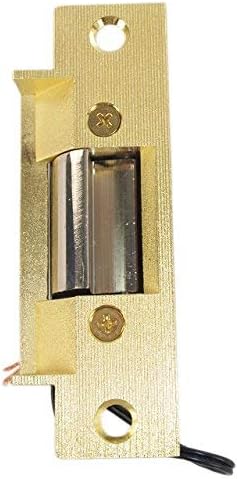 #12 Brass US4 Mortise Type ANSI Standards Brass Electric Door Strike 4-7/8" 16 Volt AC