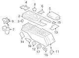 Ford 5R3Z-6306024-AAC Door Assy - Glove Compartment