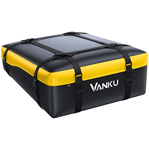 Vanku Rooftop Cargo Carrier Bag 16 Cu Ft 100% Waterproof Car Top Carrier