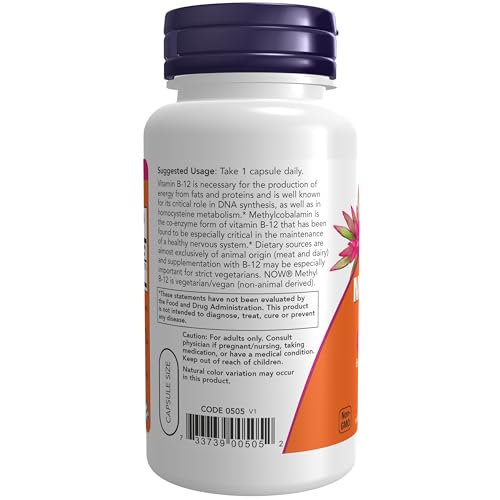 NOW Supplements Methyl B-12 Capsules