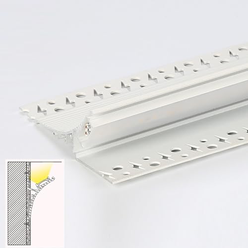 Profilé mural LED architectural en aluminium anodisé avec diffuseur haut de gamme - 5