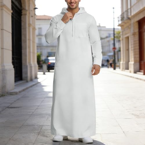 Abaya coupe ajustée et djellaba homme thobe de luxe dubaïote - 3