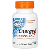 Doctor's Best Energy + CoQ10, NADH & B12, Immune System, Energy, Mood, 60 Ct