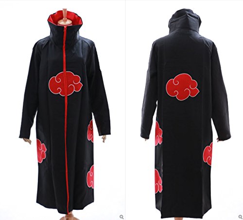 Naruto Akatsuki Itachi Tobi Cape Coat Cosplay Costume Kawaii N/Story