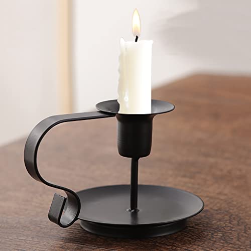 Wrought Iron Candle Holders, Candlestick Holders For Taper Candles, Decorative Candlestick Holder For Wedding, Dinning, Party, Fits 3/4 Inch Thick Candles (B) #TOP4