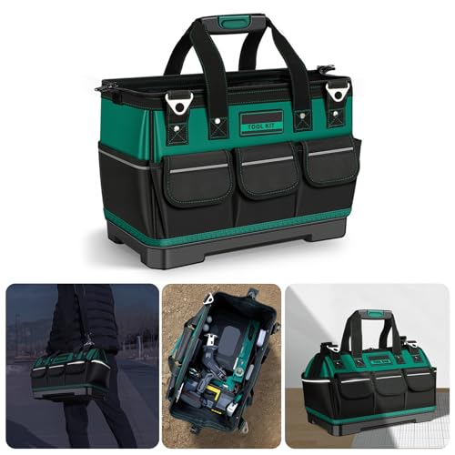 Sac à outils à large ouverture de grande capacité pour chantiers - 3